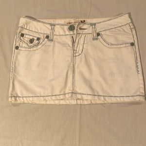 Laguna Beach White Mini Skirt.  Only worn once.  Size 27.